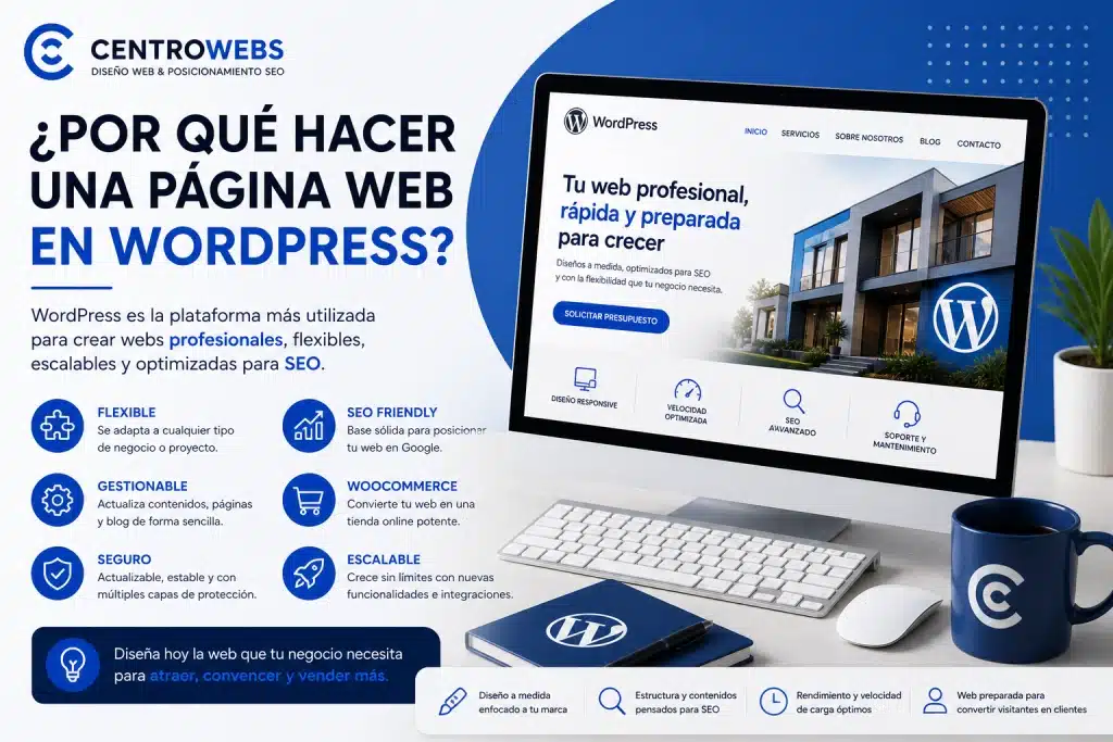 Por qué hacer una página web en WordPress Por qué hacer una página web en WordPress