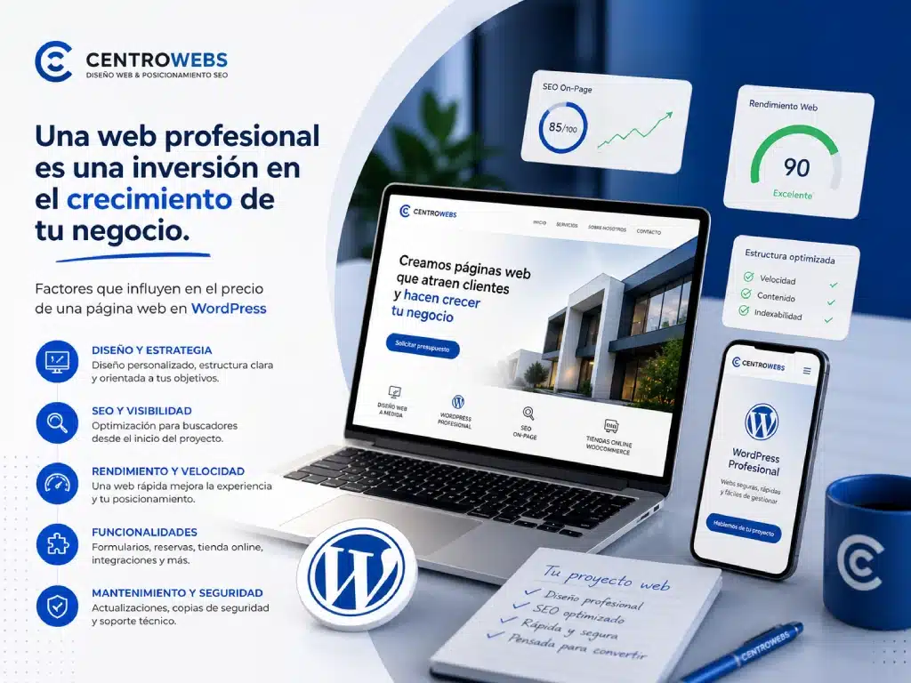 Cuánto cuesta una página web en WordPress Cuánto cuesta una página web en WordPress