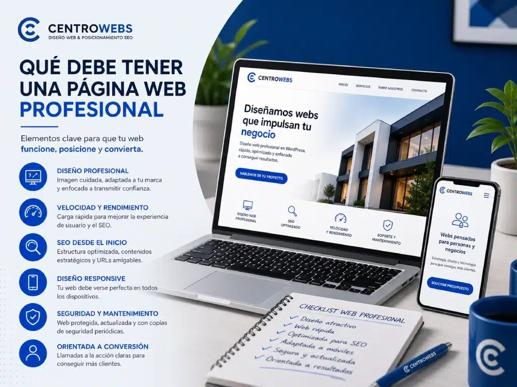 Qué debe tener una página web profesional para funcionar bien Qué debe tener una página web profesional para funcionar bien